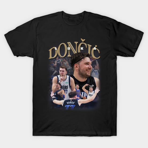 Luka Doncic Mavs T-Shirt by dsuss